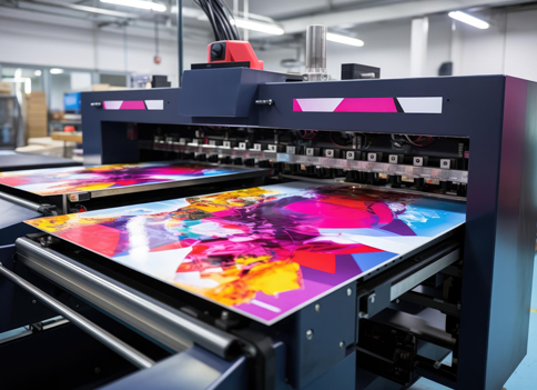 Commercial printing press