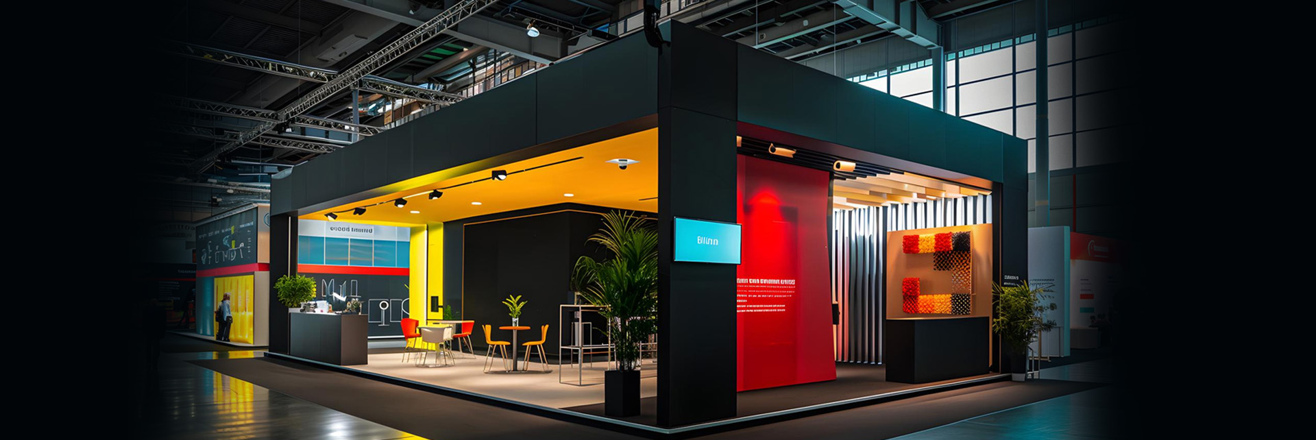 Exhibition display graphics Dubai