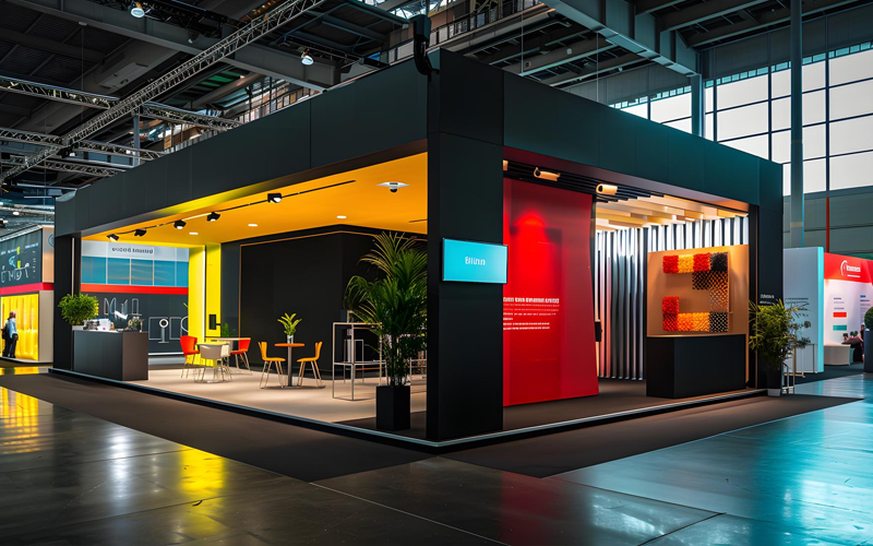 Large format exhibition graphics