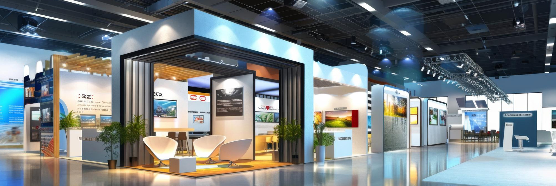 Exhibition graphics in Dubai