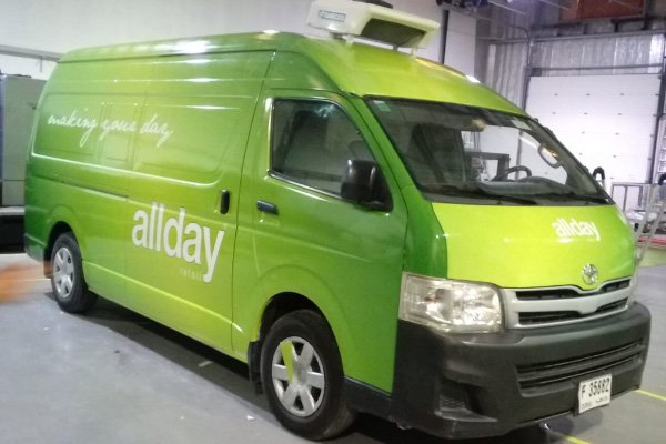 Commercial vehicle branding